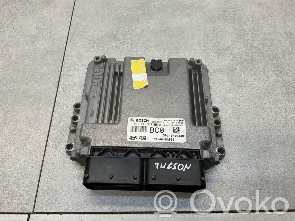 Hyundai Tucson TL Engine control unit/module 