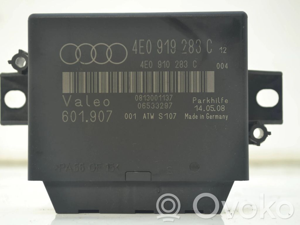 Pysäköintitutkan (PCD) ohjainlaite/moduuli   4E0919283C,4E0910283C,601907,06533297
