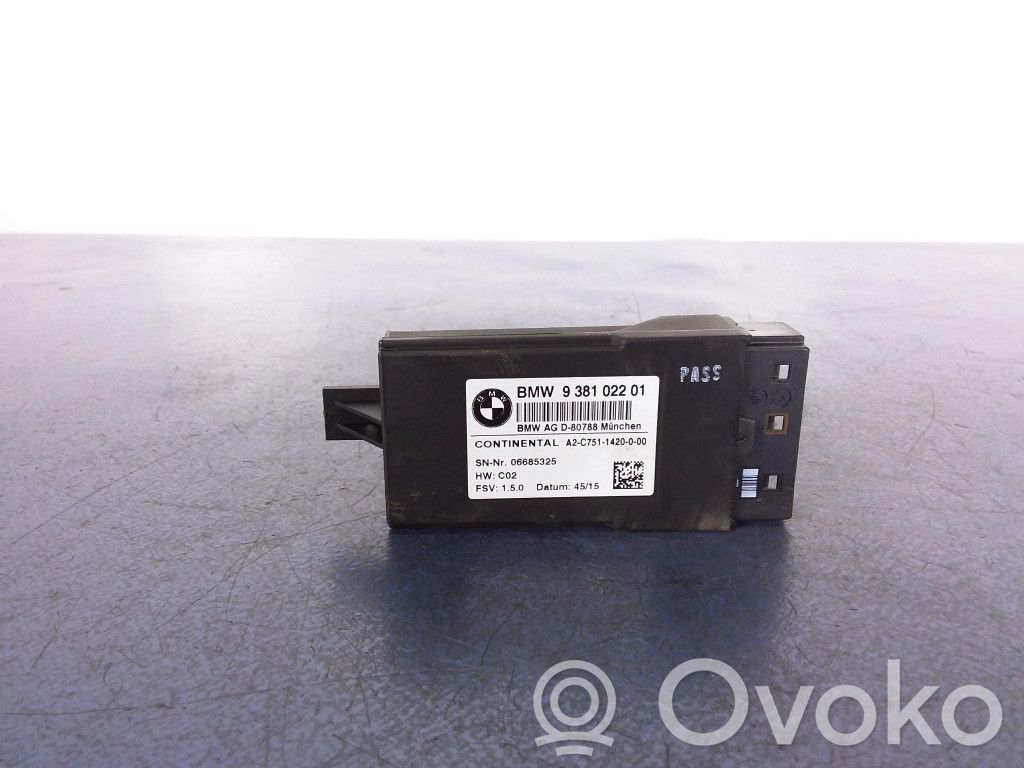 BMW 7 G11 G12 Module de commande de siège 