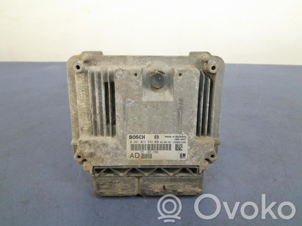 Opel Vectra C Engine control unit/module ECU 