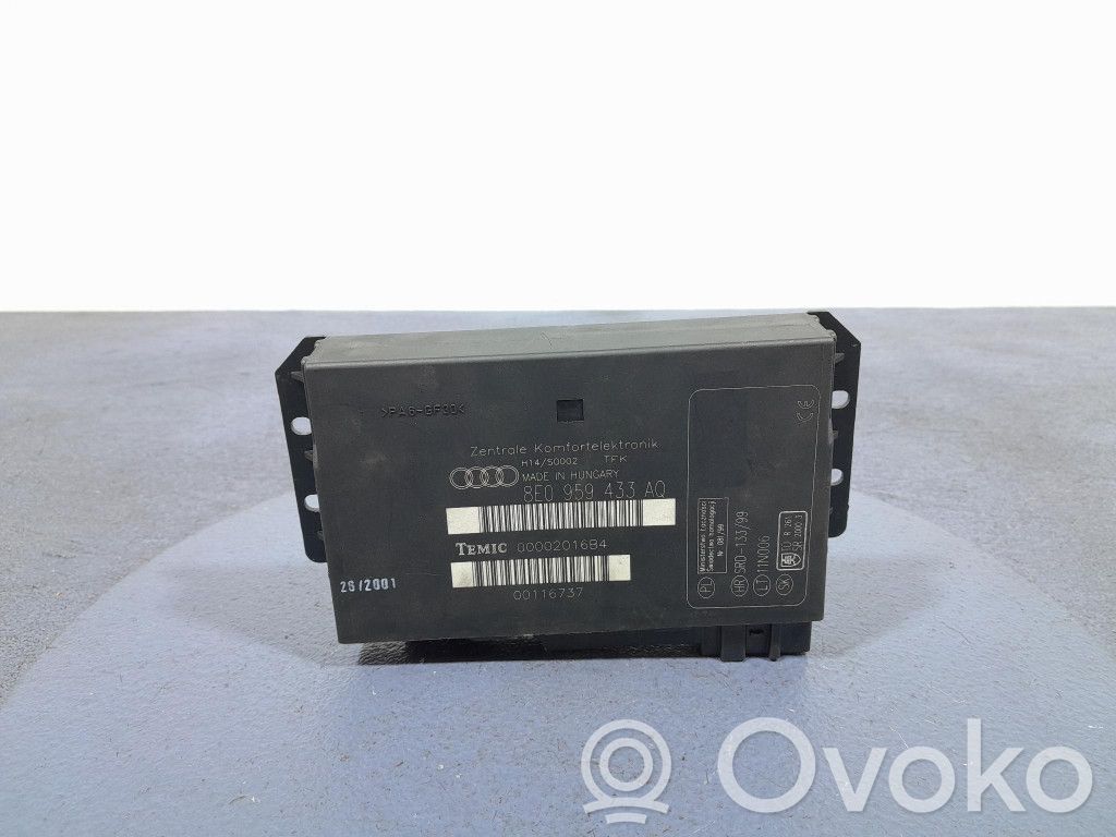 Audi A4 S4 B6 8E 8H Módulo de confort/conveniencia 