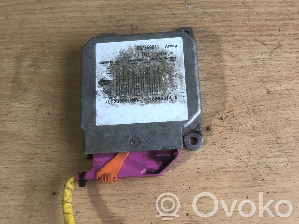 LDV Maxus Airbag control unit/module 