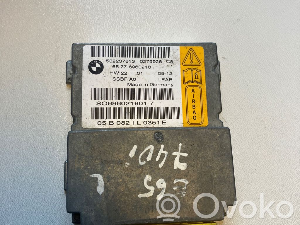 BMW 7 E65 E66 Airbag control unit/module 