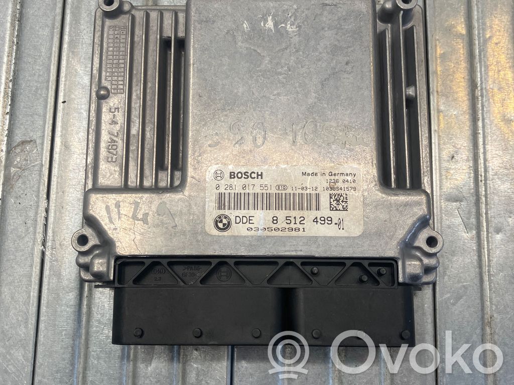 Unidad de control/módulo del motor   8512499,1039S41579,030502981
