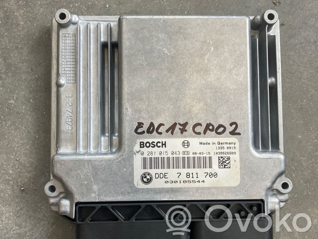 Engine control unit/module   7811700,0281015043,030185544,1039S26809
