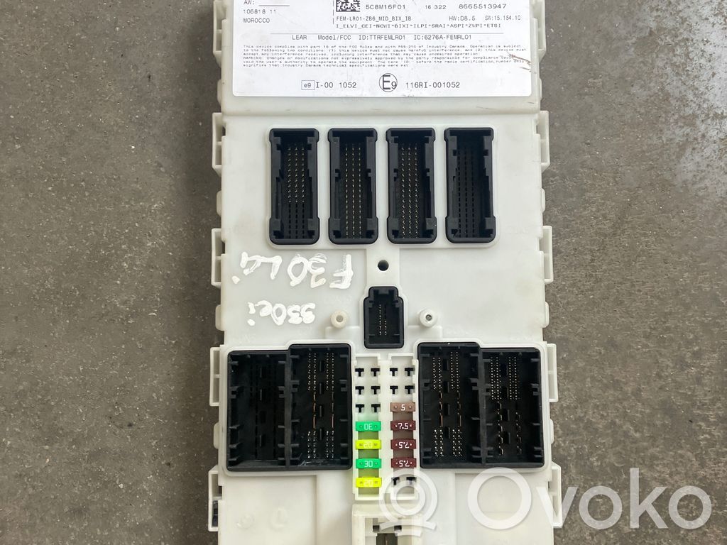 BMW 3 F30 F35 F31 Sterownik / Moduł komfortu 
