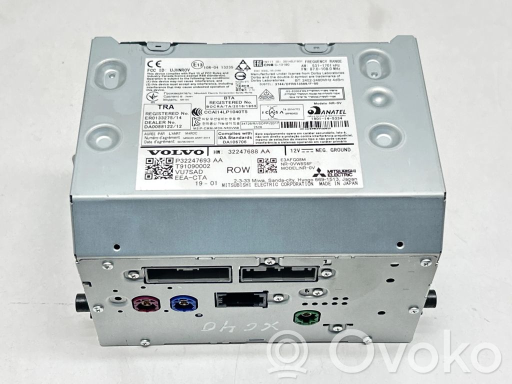 Volvo XC40 Radio/CD/DVD/GPS head unit 