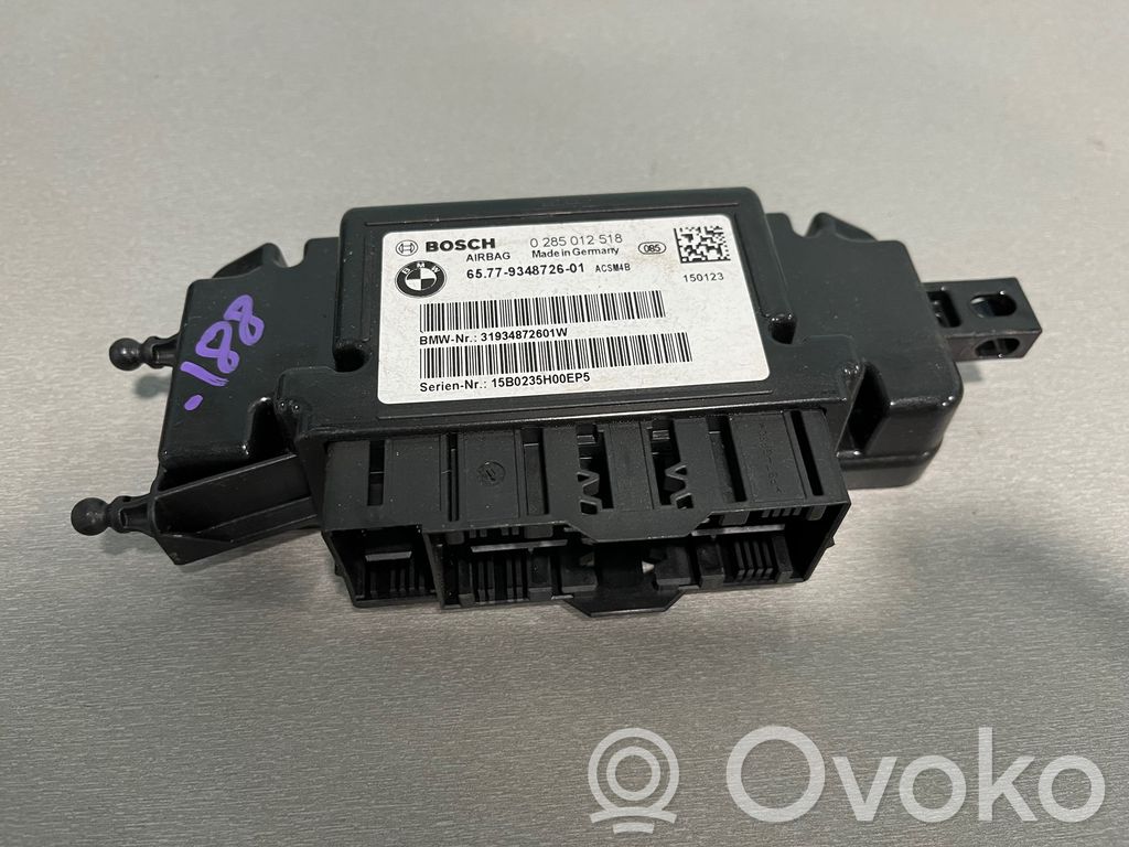 BMW 4 F32 F33 Centralina/modulo airbag 