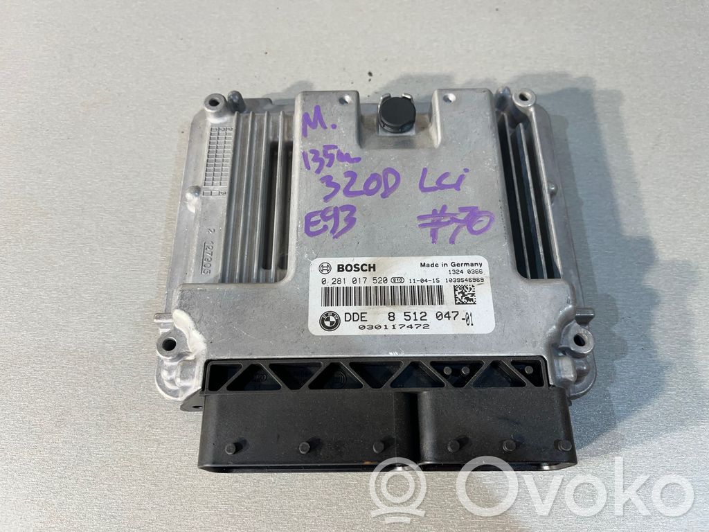 Centralina/modulo del motore   0281017520,030117472,8512047