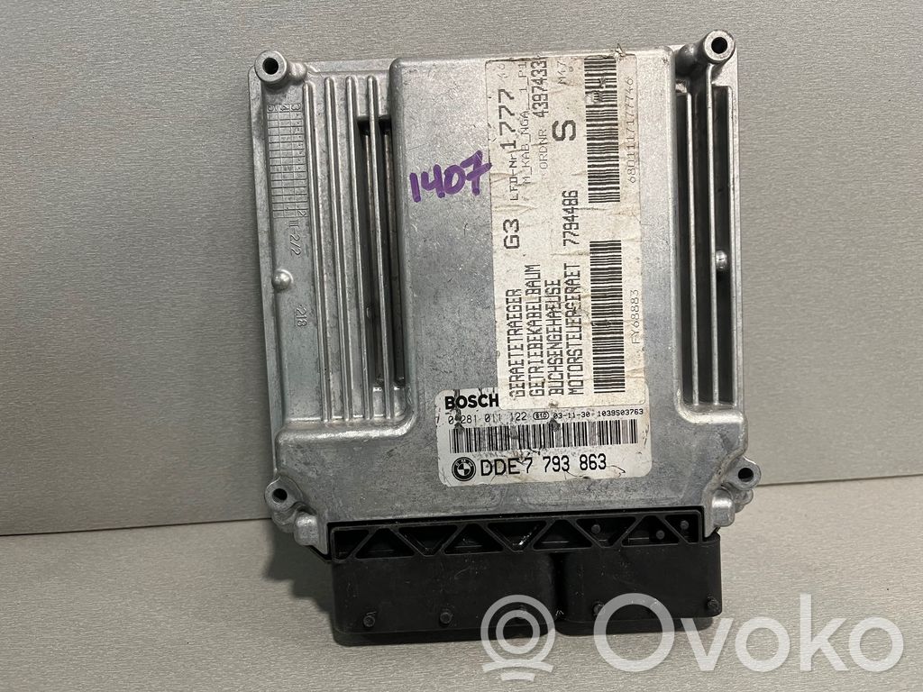 BMW 3 E46 Centralina/modulo del motore 