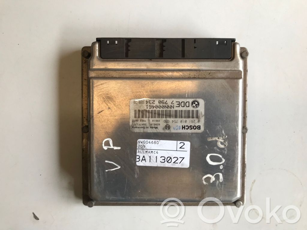 Engine control unit/module   NNN000461,0281010754,7790234