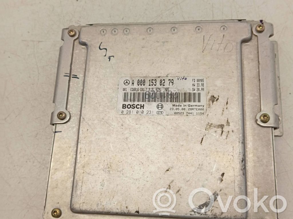 Mercedes-Benz Vito Viano W638 Engine control unit/module ECU 