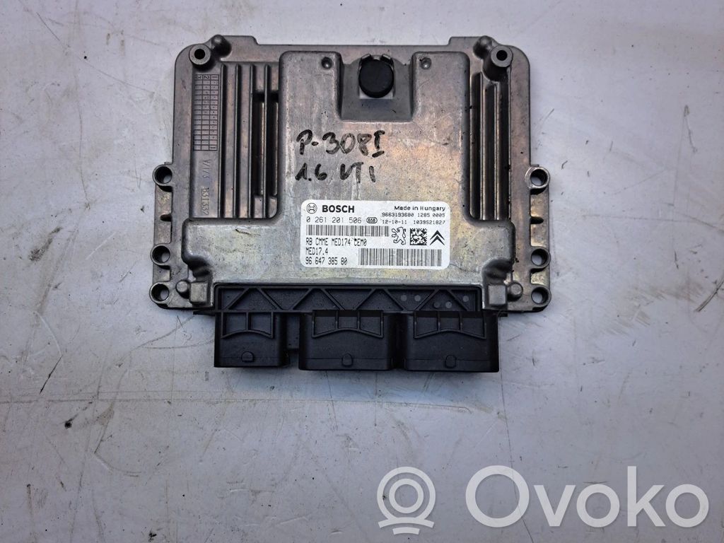Peugeot 308 Engine control unit/module ECU 