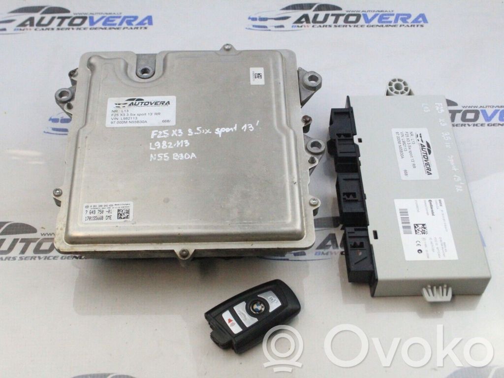 BMW X3 F25 Engine ECU kit and lock set 