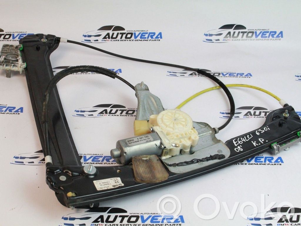 Front door window regulator with motor   7184347