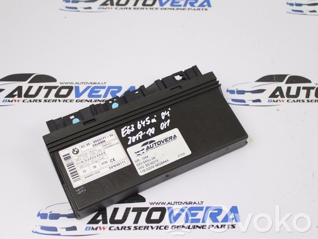 BMW 6 E63 E64 Comfort/convenience module 