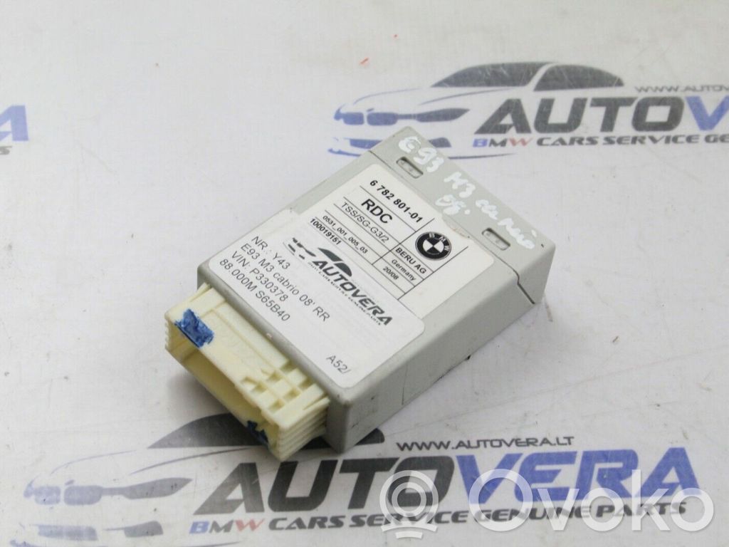 BMW 3 E92 E93 Tire pressure control unit 