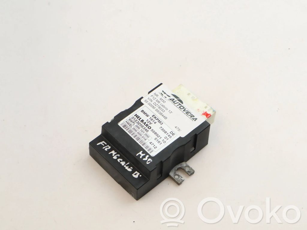BMW 6 F12 F13 Fuel injection pump control unit/module 