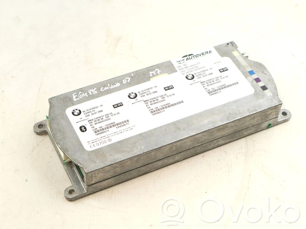 BMW 6 E63 E64 Bluetooth modulis 