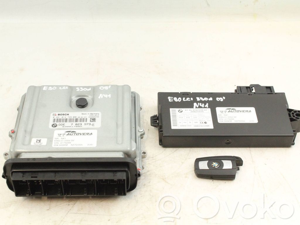 BMW 3 E90 E91 Engine ECU kit and lock set 