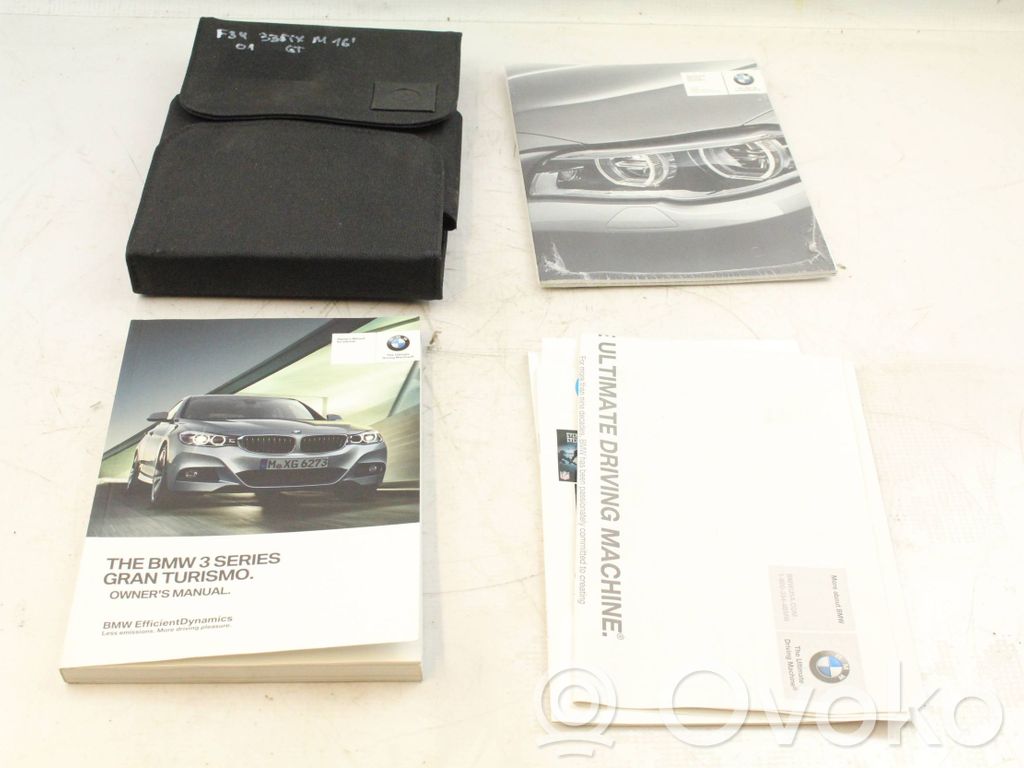 BMW 3 GT F34 Książka serwisowa 