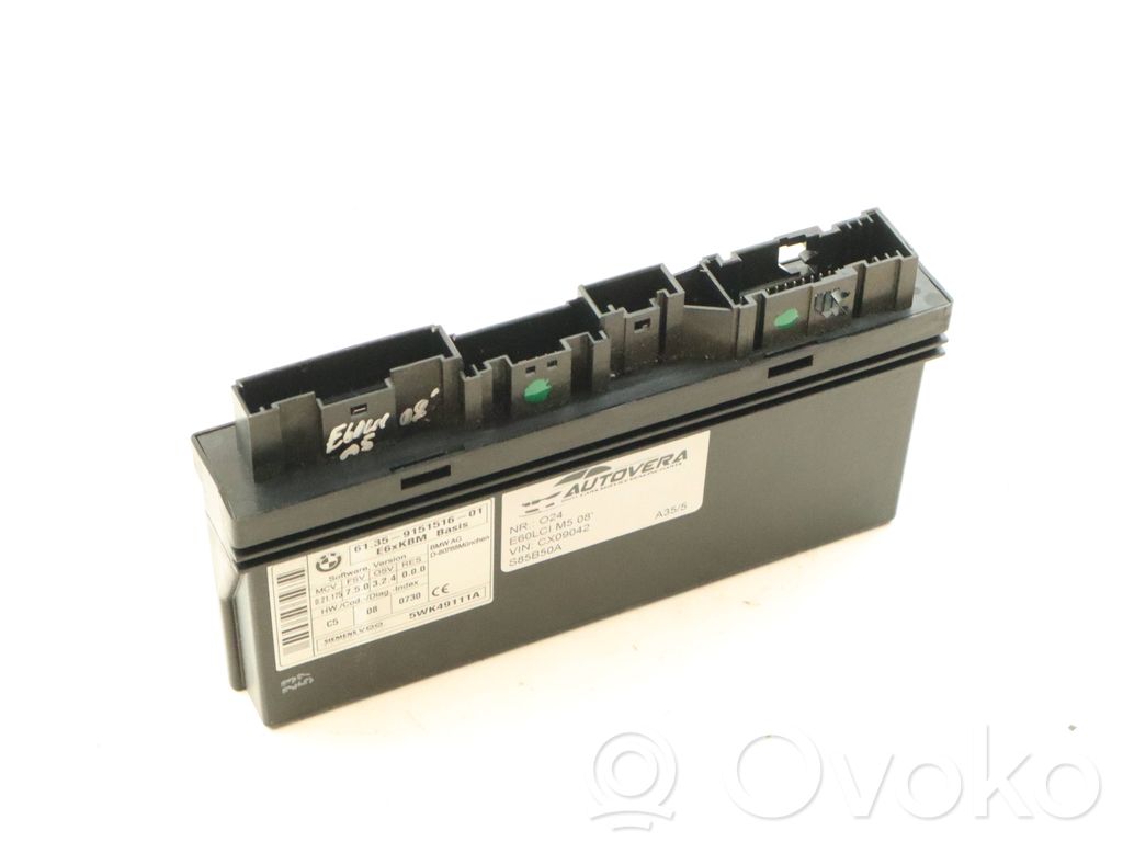 BMW 5 E60 E61 Komforta modulis 