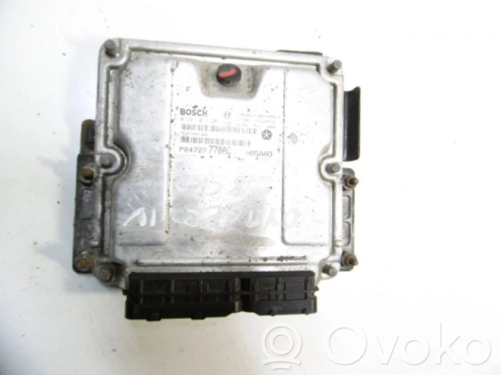 Engine control unit/module ECU   P04727770AC,P04727770AC