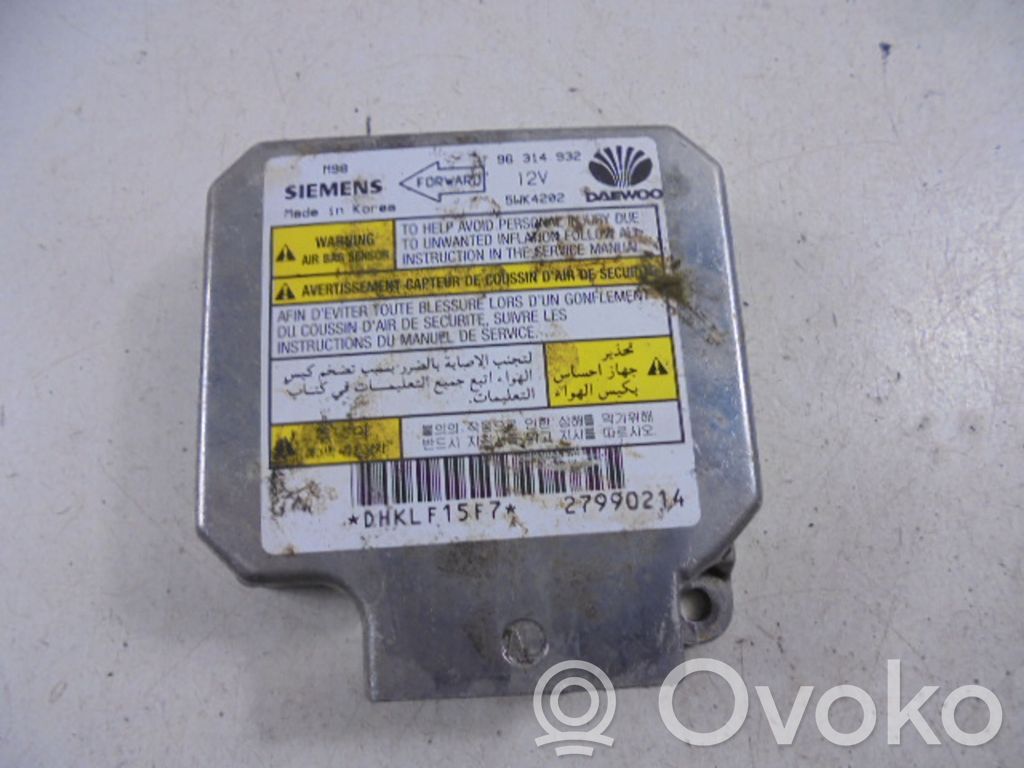 Chevrolet Matiz Airbag control unit/module 