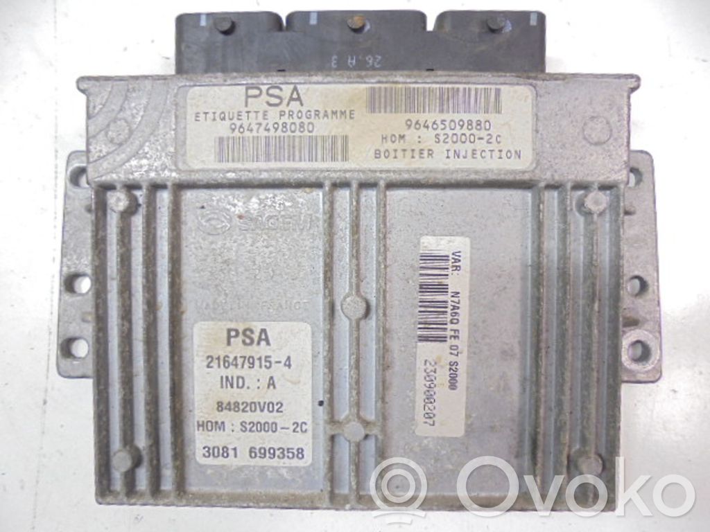 Citroen Xsara Picasso Engine control unit/module ECU 