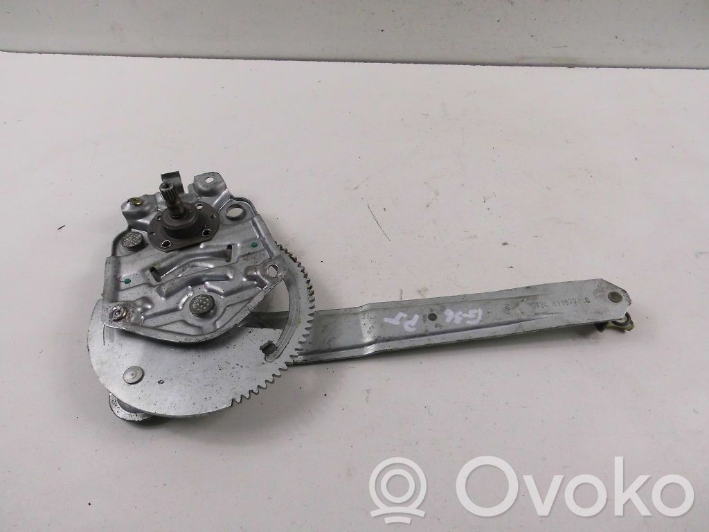BMW 3 E36 Regulador manual de la ventanilla trasera 