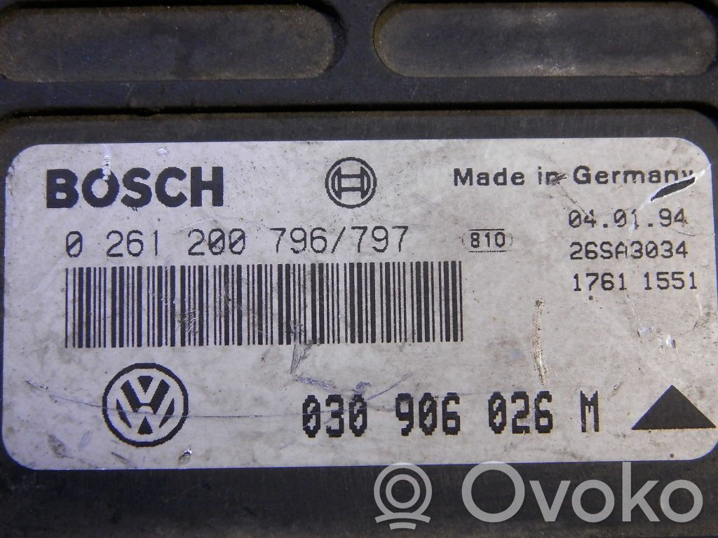 Volkswagen Polo II 86C 2F Engine control unit/module ECU 