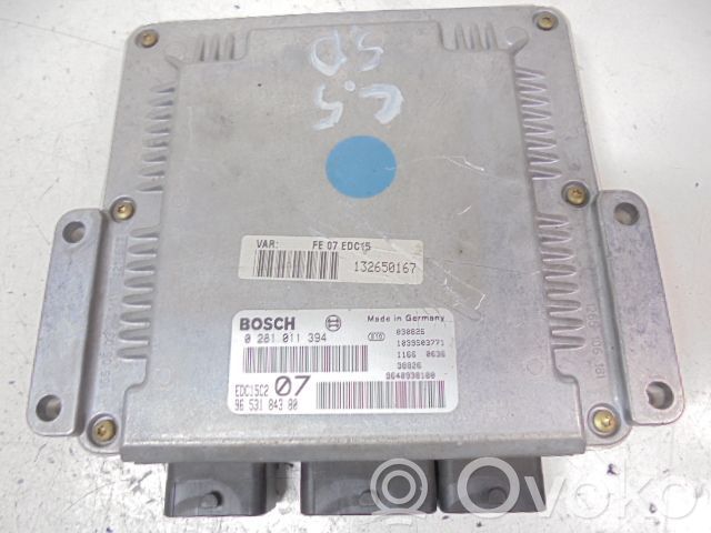 Engine control unit/module ECU   9653184380,9653184380