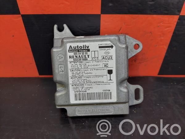 Unidad de control/módulo del Airbag   8200381668,605045200