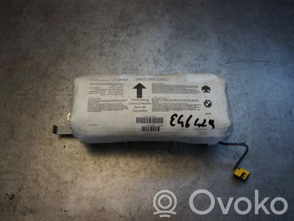 BMW 3 E46 Pasažiera drošības spilvens 