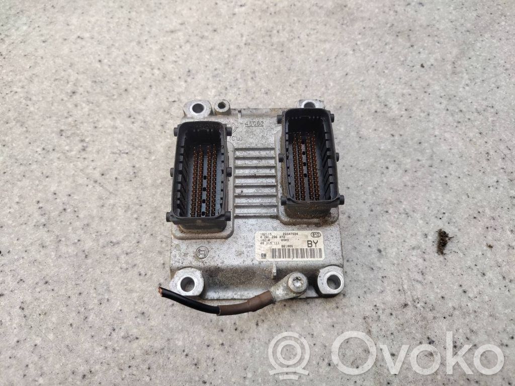 Opel Corsa C Engine control unit/module 