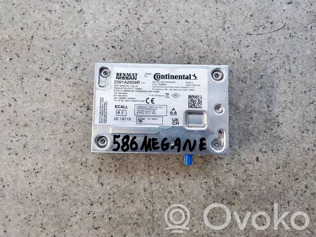 Renault Megane IV Kiti valdymo blokai/ moduliai 