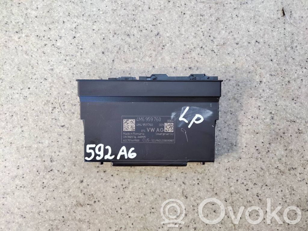 Audi A6 S6 C8 4K Seat control module 