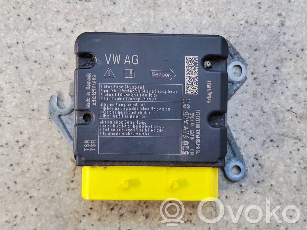 Volkswagen Golf VII Sterownik / Moduł Airbag 