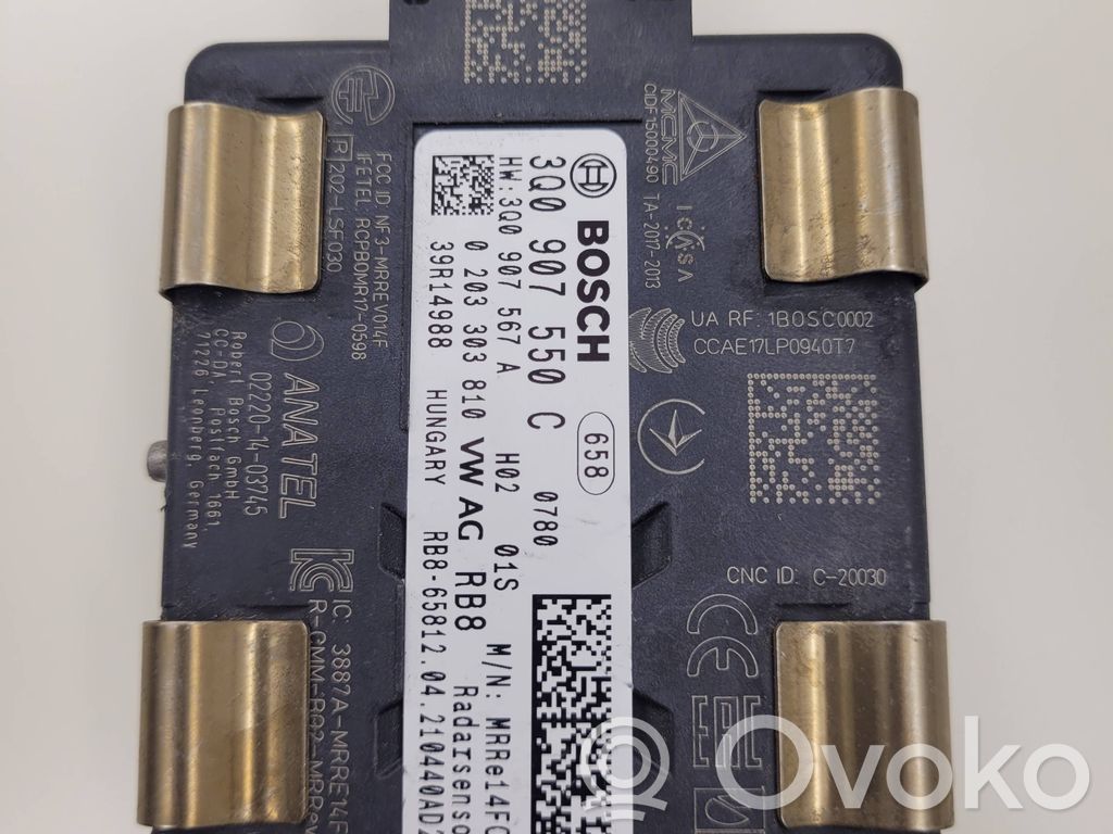 Skoda Superb B8 (3V) Sensor de radar Distronic 