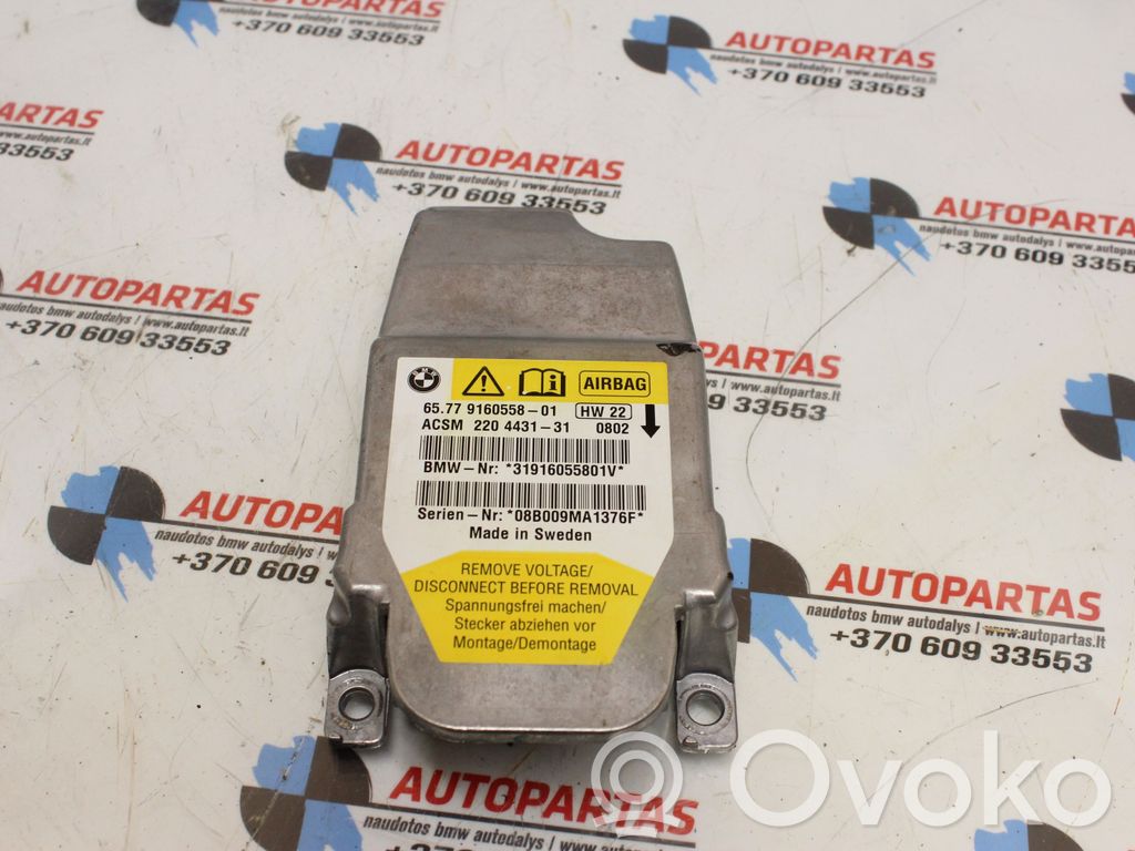 Module de contrôle airbag   9160558,9160558,9160558