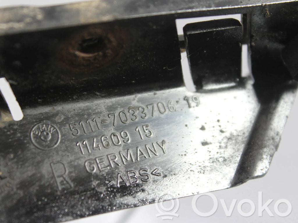 BMW 5 E60 E61 Front bumper mounting bracket 
