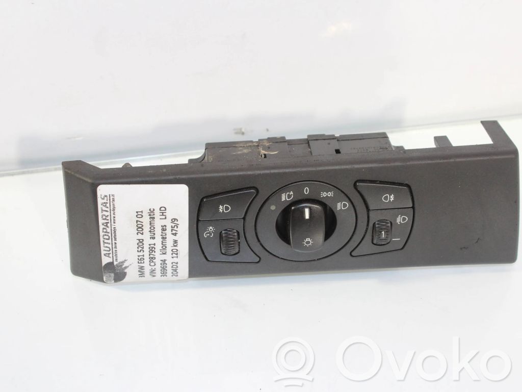 BMW 5 E60 E61 Light switch 