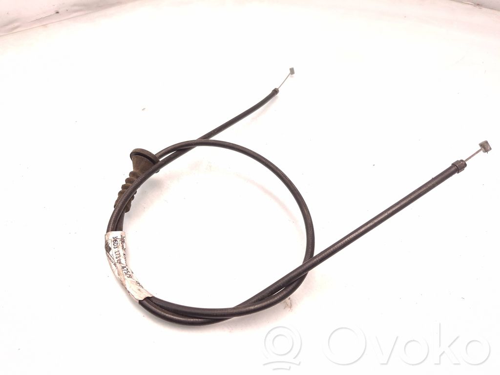 BMW 5 E60 E61 Engine bonnet/hood lock release cable 
