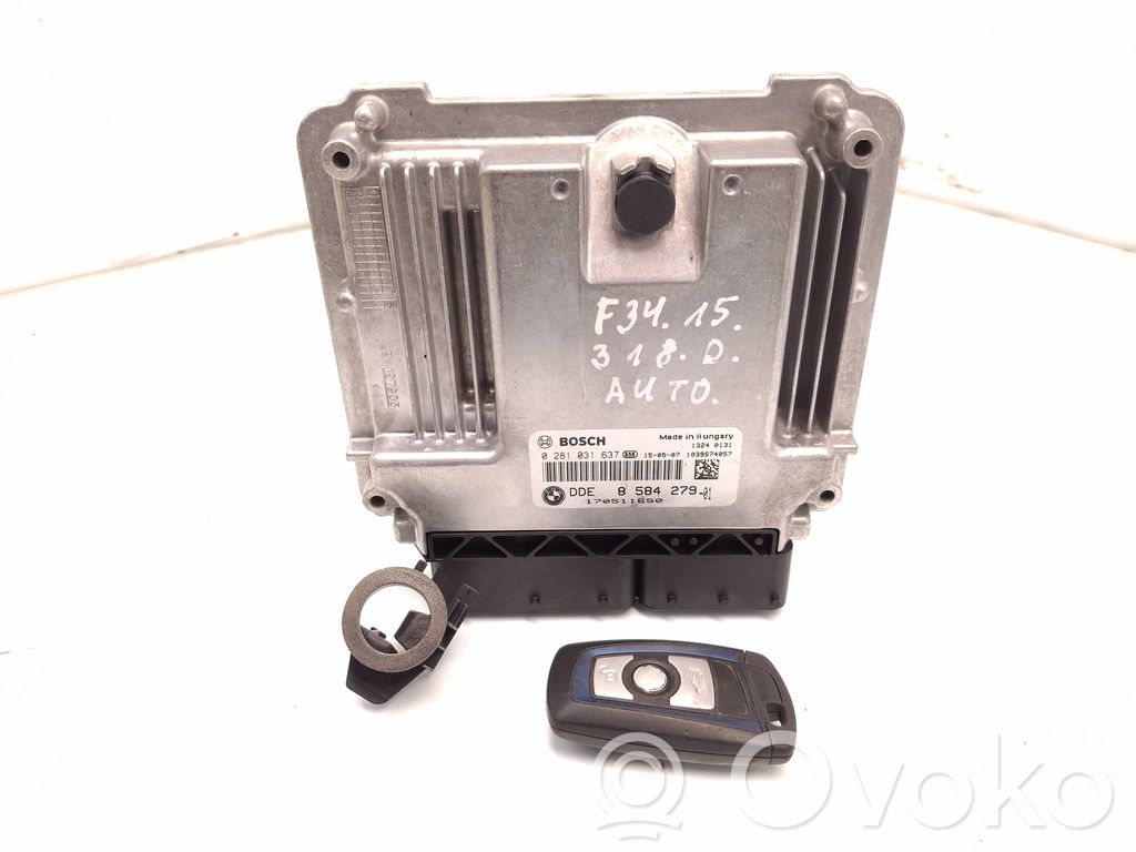 BMW 3 GT F34 Engine ECU kit and lock set 