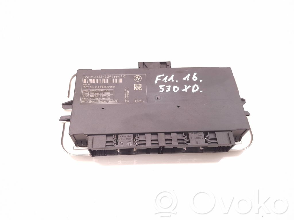BMW 5 F10 F11 Sterownik / Moduł świateł LCM 