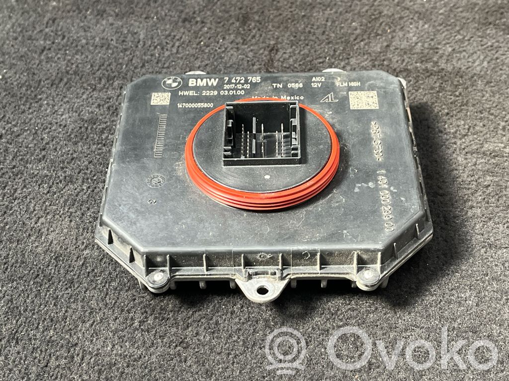 BMW X3 G01 Módulo de control de balasto LED 