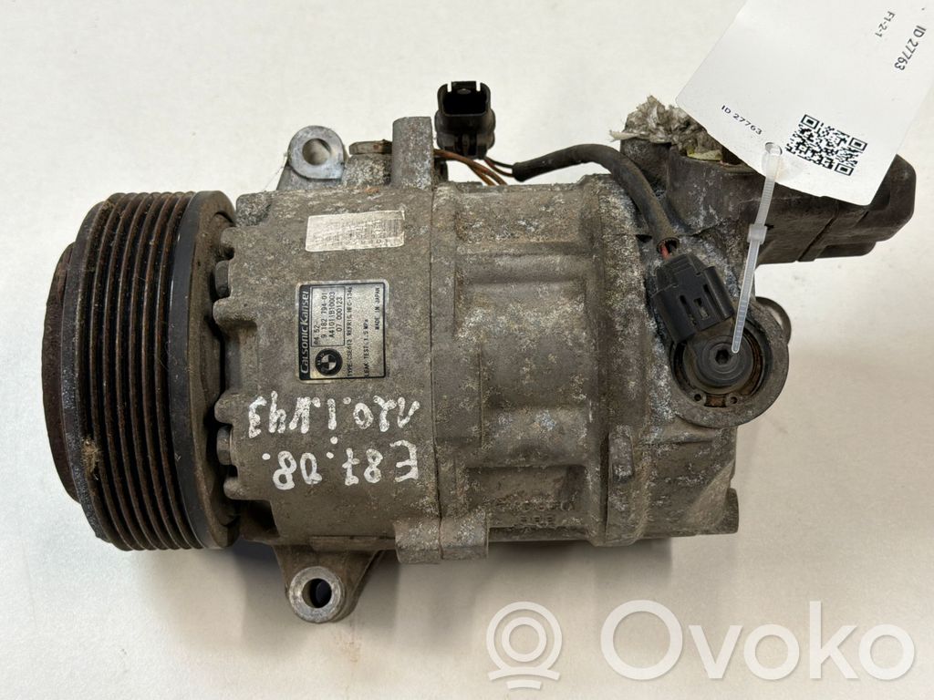 BMW 1 E81 E87 Klimakompressor Pumpe 