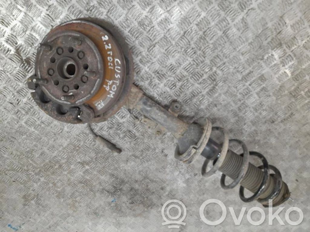 Front wheel hub spindle knuckle