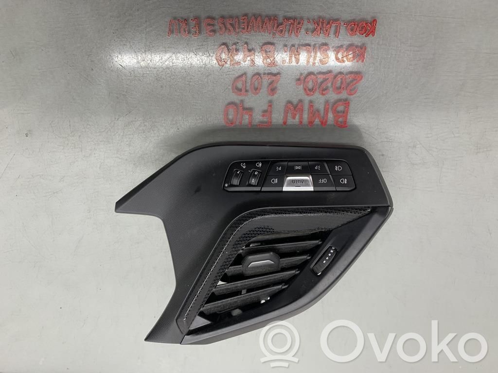 BMW 1 F40 Dashboard air vent grill cover trim 