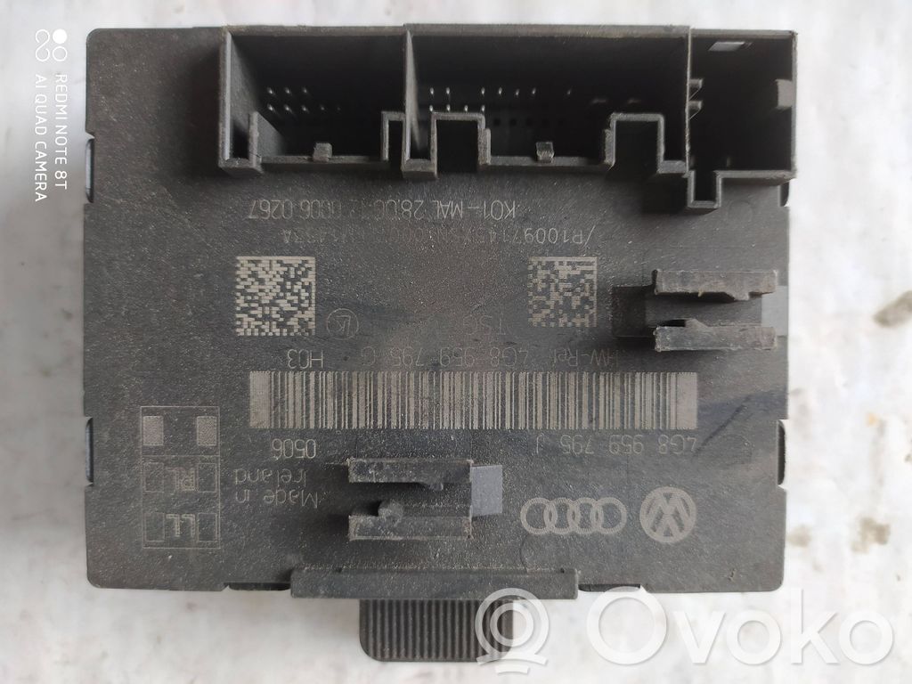 Unidad de control/módulo de la puerta   4G8959795J,4G8959795G